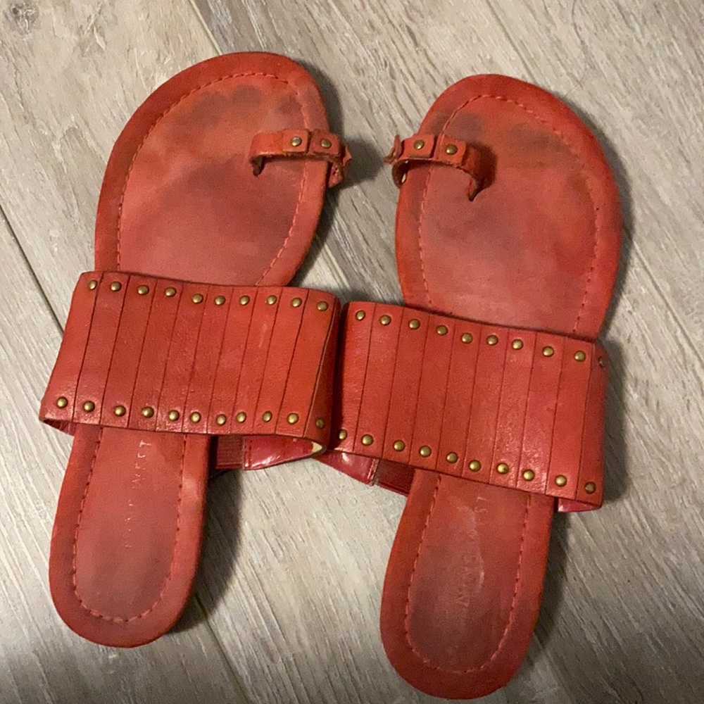 Nine west sandals, leather, comfortable